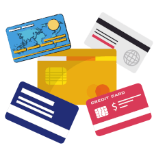 Betalen met creditcards